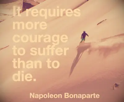 Napoleon courage quote 