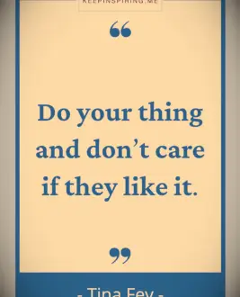 Tina Fey strong women quote 