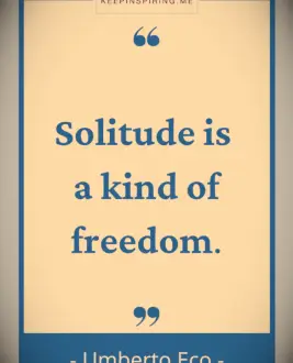 Citazioni di solitudine per farti calmare