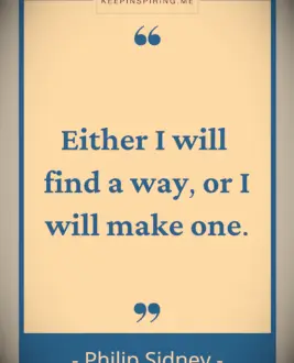Philip Sidney perseverance quote