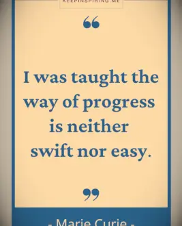Marie Curie quote 