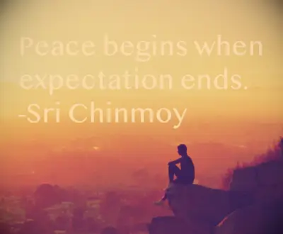 Sri Chinmoy peace quote 