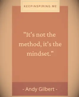 Andy Gilbert short attitude quote 