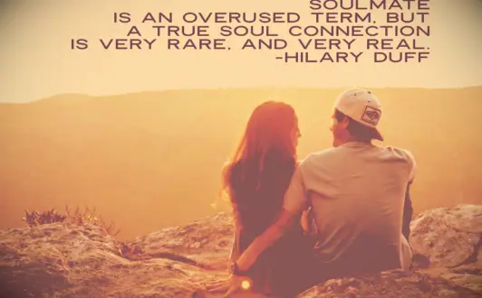 Hilary Duff quote Soulmate