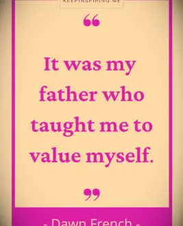 Dawn French daughter quote 