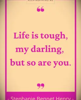 Stehanie Henry quote for daughters 