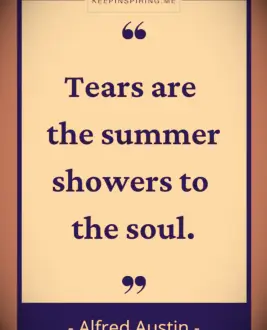 Alfred Austin sad quote 