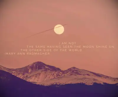 Mary Ann Radmacher Travel Quote