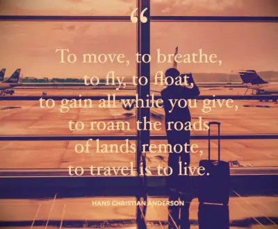 Hans Christian Anderson travel quote 